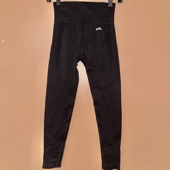 AYBL Women's High Waist Full Length Leggings in Black - Size Small - Picture 10 of 10